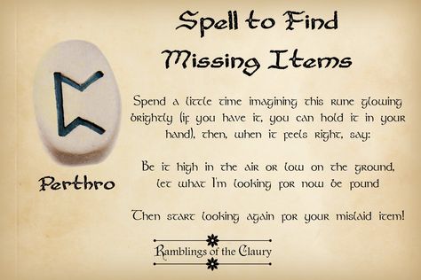 Spell to Find Missing Items                              … Spell To Find Someone, A Spell To Find Lost Objects, Spell To Find Missing Item, Find Missing Objects Spell, Finding Lost Things Spell, Spell To Return Lost Item, Spell To Find A Lost Object, Spell For Stolen Item, Spell For Lost Items