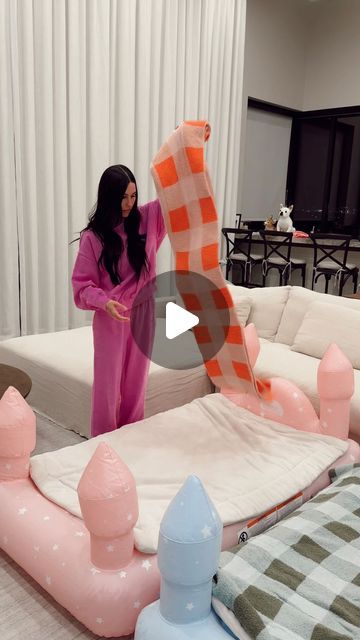 Krystiana on Instagram: "Sending TWO of you this set up for your little one to have a movie night! 

What you get: 
Blow up bed (color of your choice)
Cuddle and kind doll of your choice 
Pillow & blanket 
Star light projector 

To enter just foIIow along with me + Iike this post + tag your friends in the comments 

Each tag & story share counts as its own entry 

Announcing who gets it on 3/4
*this is not associated with Instagram" Blow Up Mattress Movie Night, Indoor Movie Night Kids, Living Room Campout Kids, Air Mattress Movie Night, Kids Movie Night Ideas Indoor, Family Movie Night Ideas Living Rooms, Movie Night Set Up, Movie Night Ideas Indoor, Blow Up Movie