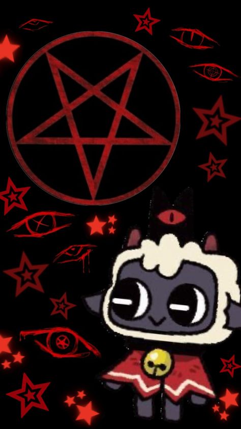 THE LAMB #cultofthelamb #lamb #red #redaesthetic #stars #pentagram #goofy Cult Of The Lamb, The Lamb, Stars, Red