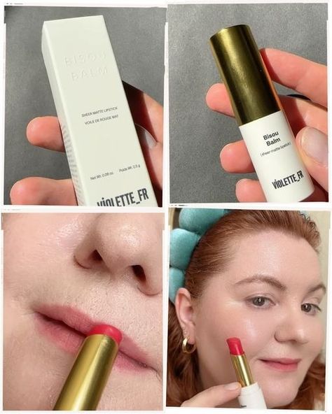 Kate Romanoff New York on Instagram: "💋Bisou Balm 💋

A sheer matte lipstick-meets-hydrating balm from @violette_fr with a flush of color and subtle blurring effect for a just-been-kissed lip look.

I’m wearing  Bonbon Coquelicot – a traditional poppy candy: a warm, fiery red with nude tones.

💛Follow my shop @kate_romanoff on the @shop.LTK app to shop this post and get my exclusive app-only content!

https://liketk.it/4ReqS

😍Thank you @vitalphotony for beautiful pictures 😍

#romanoffbeautyclub 
#violettefr #makeup

#crueltyfree #allurebestofbeauty
#naturalmakeup #easymakeup #glowymakeup #dewyskin
#nomakeupmakeup #makeupideas
#makeupoftheday #makeuptip #cleanbeauty #veganandcrueltyfree
 #BeautyTalk #BeautyAddict #LoveYourSkin   #aestheticsmakeup #makeupapplication #makeupisfun" Just Kissed Lips Makeup, Bisou Balm, Lips Makeup, Love Your Skin, Dewy Skin, Glowy Makeup, Fiery Red, Makeup Application, Matte Lipstick