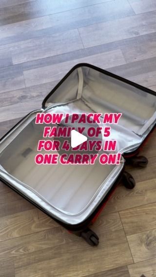 Ashley Cubbage on Instagram: "☀️ I saw a fellow creator share this hack, and I gave it a shot! 👇🏼

I have tried every packing technique known to man. I’ve rolled clothes, used packing cubes, all of it! So, I thought I’d try something different this time! 

We are leaving for a cruise in less than a week, and I want to pack as light as possible! My goal is one carry on per person and one checked back with our toiletries and random stuff. And the way it’s looking, I won’t even need all those carry ons 😍

Here’s the trick 👇🏼

Taking up every inch of the suitcase for the clothes. Making them as flat as possible. I was able to get 10 articles of clothing in one side of this carry on, and zipped it, with room to spare. Same for the other side. 

I got 4 days in ONE carry on for my entire fa Packing Cubes Tips, What To Pack For Vacation, Articles Of Clothing, Traveling Adventure, Packing Hacks Clothes, Clothes Making, Family Of 5, Vacation Packing, Packing Cubes