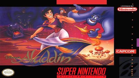 Aladdin Super Nintendo SNES - Tested and Working - Video Game Aladdin Play, Super Nintendo Games, Dream Cast, Video Game Collection, Retro Game, Retro Gamer, Disney Aladdin, Retro Video Games, Sega Genesis