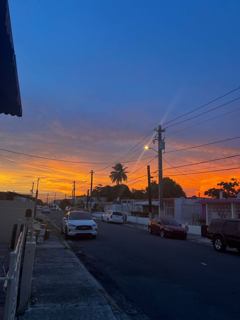 sunsets | puerto rico Carolina Puerto Rico, Puerto Rico Beaches, Puerto Rico Pictures, Puerto Rico Trip, Puerto Rico Vacation, Secret Mission, Motorcycle Aesthetic, Pretty Landscapes, Sky Photos