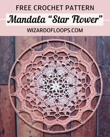 Crochet Wall Art Mandala Free Pattern, Crochet Suncatchers Free Pattern, Crochet Dollies Free Doily Patterns, Crochet Mandala Pattern Free, Mandela Crochet, Crochet Dreamcatcher Pattern Free, Free Mandala Crochet Patterns, Free Doily Patterns, Mandala Star