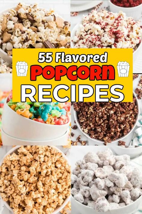 Flavored Popcorn Recipes - 55 Recipes for Flavored Popcorn Infused Popcorn Recipe, Stir Crazy Popcorn Recipes, Whirley Pop Recipes, Butter Toffee Popcorn Recipe, Jello Popcorn, Popcorn Seasoning Recipes, Flavored Popcorn Recipes, Popcorn Toppings, Snack Mixes