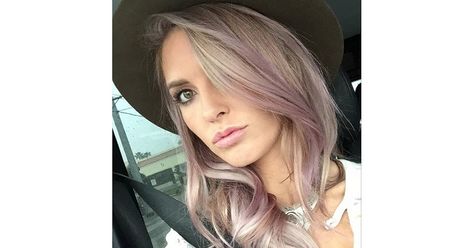 "New hair, don't care," Audrina declared on Instagram, showing off her "#champagnesilver" and "#dustyviolet" strands. Lavender Highlights, 2015 Hair, Champagne Hair, Hot Head, Audrina Patridge, Violet Hair, Lauren London, Lavender Hair, 2015 Hairstyles