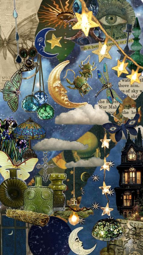 Whimsigoth Wallpaper, Steampunk Bathroom, Witchy House, Goth Bedroom, Fairy Halloween, Fairy Ideas, Whimsical Home, Dark Fairy, Collage Background