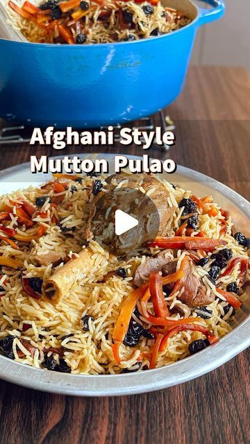 Raj on Instagram: "Afghani Style Mutton Pulao - one pot dish that’s just so good.   Check pinned comment for pulao masala ingredients   #afghanipulao🐑 #muttonpulao #muttonrecipes #pulaorecipe" Yakni Pulao Mutton, Afghani Pulao Recipe, Mutton Pulao Recipes, Afghani Pulao, Pakistani Rice, Mutton Pulao, Afghani Food, Masala Ingredients, Mutton Recipes