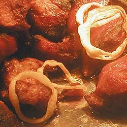 Cuban Pork Chunks, Pork Chunks Recipes Easy, Fried Pork Chunks, Pork Chunks, Cubed Pork, Marinated Onions, Cuban Spanish, Cuban Dishes, Sour Orange