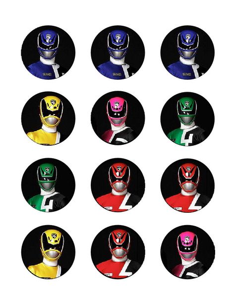 . Power Ranger Cupcakes, Power Rangers Theme, Power Rangers Helmet, Festa Power Rangers, Power Ranger Cake, Power Ranger Birthday Party, Power Rangers Super Megaforce, Power Ranger Party, Power Rangers Spd