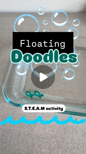 Ashley | Early Bluebird Edu on Instagram: "✨ Dive into creativity with this Floating Doodles activity! 🎨✨ Grab a dry erase marker, draw on the back of a spoon, and watch your doodles float to the surface when you gently submerge it in water. This STEAM experiment is perfect for preschoolers, blending fun with early science concepts. 🌊🖍️

With endless drawing possibilities, it’s a fantastic way to explore buoyancy and make learning engaging. 💧🎨

Follow us at @earlybluebirdedu for more preschool fun and inspiring activities! 🌟

#PreschoolSTEM #STEAMactivities #HandsOnLearning #WaterScience #EarlyLearningPreK #PreschoolscienceFun #STEMforKids #FloatingDoodles #OceanScience #CreativeKids" Endless Drawing, Steam Experiments, Science Concepts, Early Science, Preschool Stem, Kid Science, Ocean Science, You Doodle, Steam Activities