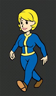 Fallout Vault Girl, Vault Boy Fallout, Fallout Game, Fantasy Character Design, Fallout, Fallout Vault, Vault Boy, Geek Stuff, Character Design