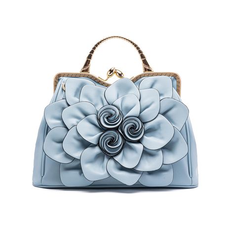 PRICES MAY VARY. Well Made:This women's flower handbag made of high quality patent leather and terylene-cotton lining,the hardware is gold.It is a noble and elegant flower evening bag Elegant Design:This flower evening handbag stuns with classic floral and rhinestone adornments,come with detachable strap.It is a shoulder bag,crossbody bag or clutch,carry it will make you looks more fashion and elegant Dimensions:14.96x5.51x10.04 In/38x14x25.5 CM(LxWxH).This flower shoulder bag for women has enou Floral Purse Arrangement, Best Bridal Shower Gift, Evening Clutches, Flower Handbag, Bridal Purse, Unique Handbags, Handbag Collection, Floral Purse, Bag Elegant