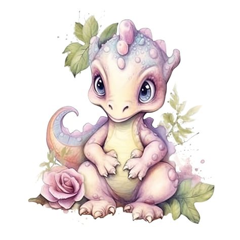 The post Adorable Dinosaur In A Playful Pose Clipart appeared first on Furballfiesta.com - Clipart for Personal and Commercial Use. Floral Dinosaur, Backgrounds White, Largest Dinosaur, Baby Dino, Image Background, Cartoon Dinosaur, Jpg Images, Craft Art, Flower Clipart