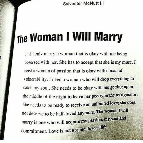 The Woman I Will Marry Pictures, Photos, and Images for Facebook, Tumblr, Pinterest, and Twitter I Need A Woman, One Day Quotes, Married Quotes, Daily Love Quotes, 5 Love Languages, Soulmate Love Quotes, Soul Searching, Writing Poetry, Marriage Quotes