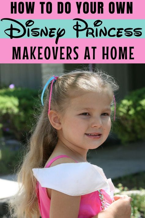 Learn how to do your own DIY Bibbidi Bobbidi Boutique for Disney princess makeovers at home! These tips for costumes, hairstyles and recreating the magic at home (or at the hotel) will help you save time and money, without losing any of the pixie dust! #Disneytips #Disneytravel #Disney #Disneyprincess #Princess #BibbidiBobbidiBoutique #BudgetDisney Bibbidi Bobbidi Boutique Hairstyles, Ideas For Costumes, Bippity Boppity Boutique, Disney Princess Diy, Disney World Princess, Hairstyles And Makeup, Bibbidi Bobbidi Boutique, Disney Activities, Disney Princess Hairstyles