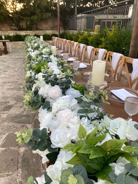 Table Floral Runner, Floral Runner, Paphos, Top Table, Wedding Venues, Floral