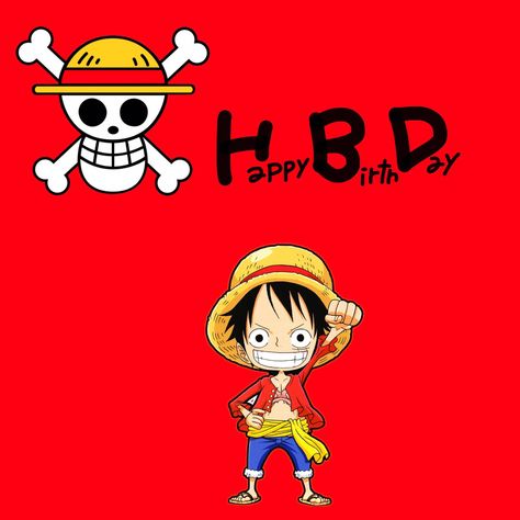 Postcard “Happy Birthday” with person Monkey d Luffy of anime One piece Happy Birthday Luffy One Piece, One Piece Happy Birthday Art, Luffy Jumping, Luffy's Birthday, Happy Birthday Luffy, One Piece Birthday, Advance Happy Birthday Wishes, Anime Happy Birthday, Birthday Animated Gif