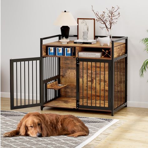 Wooden dog crate