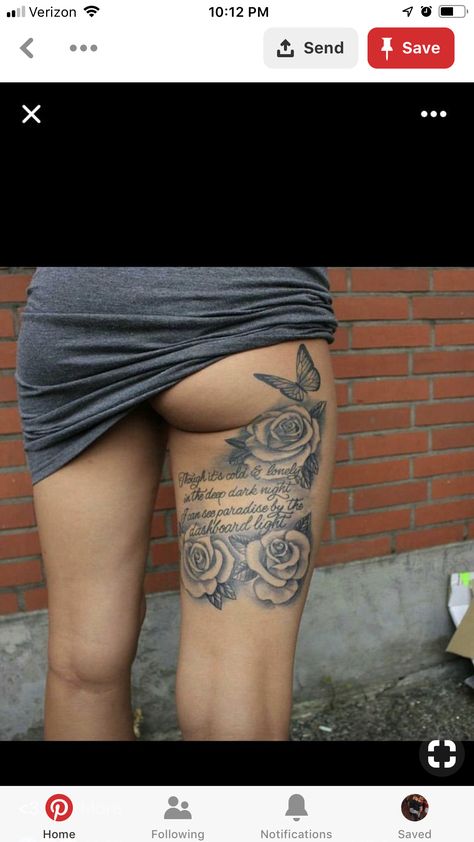 Thigh Sleeve Tattoo, Tattoo Bein Frau, Back Of Thigh Tattoo, Chicanas Tattoo, Girl Thigh Tattoos, Dragons Tattoo, Hip Thigh Tattoos, Hip Tattoos Women, Leg Tattoo Men