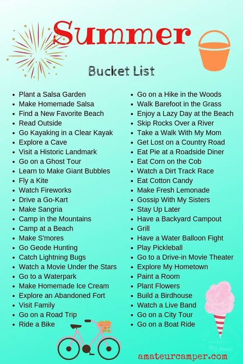 Summer Bucket List For Kids, Month Planning, Masquerade Dress, Bucket List For Teens, Summer Staycation, Summer Schedule, Summer Fun List, Summer Bucket List, Homemade Salsa