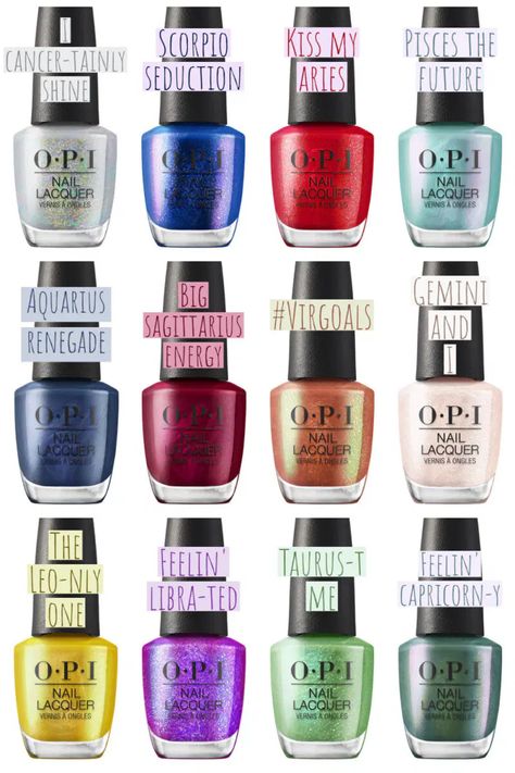 OPI Fall 2023 ('Big zodiac energy' ) - Noae Nails Fall Colors 2023, New Opi Colors, Opi Fall Colors, Fall Nail Colors Opi, Zodiac Energy, Opi Fall, Opi Nail Polish Colors, Birth Colors, Opi Gel Nails