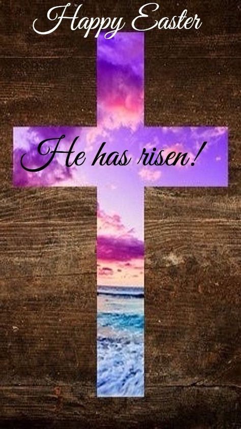 Cross Wallpapers, Wallpaper Easter, Happy Easter Quotes, Wallpaper God, Unicorn Quotes, Resurrection Day, Cross Wallpaper, He Has Risen, Resurrection Sunday