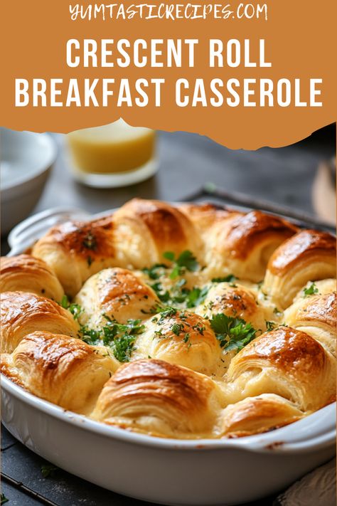 Whip up a breakfast casserole that’s as easy as it is delicious! Crescent rolls form the buttery base, topped with sausage, eggs, and cheese for a dish that’s sure to be a family favorite. Simple steps, incredible flavor—what’s not to love?

#FamilyBreakfast #EasyBrunch #CrescentRollRecipes #CozyMeals #FoodieFavorites Easy Breakfast Casserole With Crescent Rolls, Ham Egg Cheese Crescent Roll Casserole, Breakfast Sausage Crescent Rolls, Small Breakfast Casserole For Two, Bundt Pan Breakfast Casserole, Italian Crescent Casserole, Pillsbury Breakfast Recipes, Egg Crescent Roll Casserole, Pillsbury Crescent Recipes Breakfast