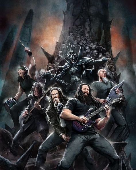 Dream Theater no Instagram: “We are thrilled to tell you all about our exciting new collaboration with our friends at @dccomics - check out all the info at the link in…” Metal Music Bands, Dark Souls Artwork, Rock Poster Art, Dark Nights, Heavy Metal Art, Dream Theater, Heavy Metal Rock, Theatre Poster, Dark Art Illustrations