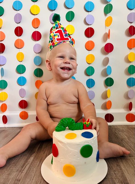 First Birthday Hungry Caterpillar, One Hungry Caterpillar Birthday Cake, The Very Hungry Caterpillar Birthday One, Very Hungry Caterpillar Birthday Party Cake, Hungry Hungry Caterpillar Birthday, One Very Hungry Caterpillar Birthday, Hungry Caterpillar Birthday 1st, One Hungry Caterpillar Birthday, Hungry Caterpillar Smash Cake