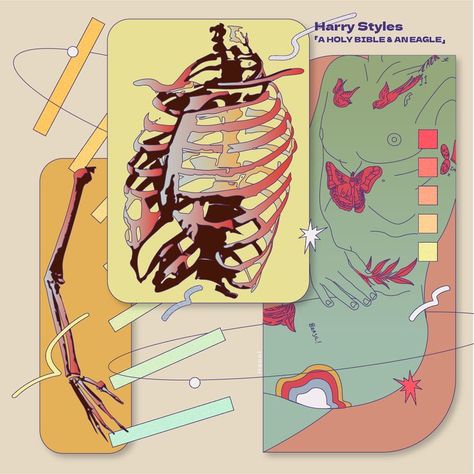 idea from FINE LINE album. cant get enough of it and Harry's tattoos. Harry Styles Illustration, Harry Tattoos, Fine Line Harry Styles, Fine Line, Harry Styles, Tattoos