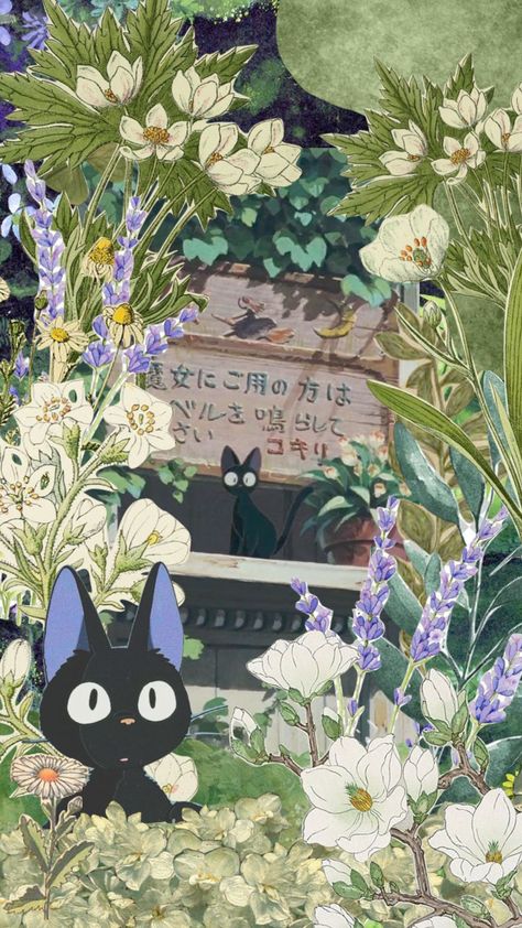 #green #ghibli #anime Green Ghibli, 숲 사진, Images Hello Kitty, Studio Ghibli Background, Ghibli Artwork, Studio Ghibli Art, Iphone Wallpaper Themes, Ghibli Art, Cute Patterns Wallpaper