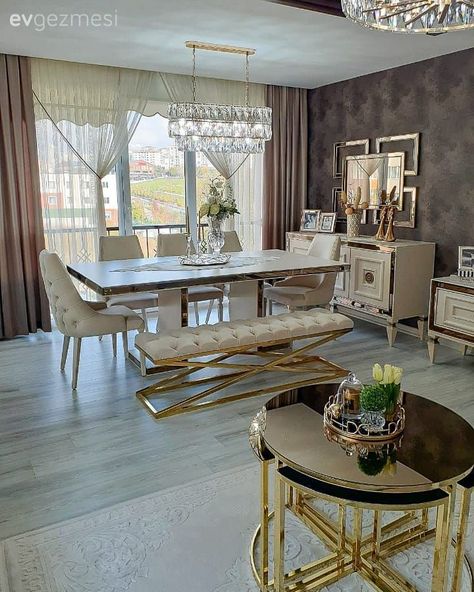 #housedecoration #homedecor #interiordesign #interior #housedecor #homedecoration #decoration #housedesign Luxury Dining Room Decor, Almirah Designs, Loft Style Bedroom, Contemporary Decor Living Room, Dining Table Design Modern, Dinning Room Design, Dining Room Interiors, Living Room Sofa Design, Luxury Dining Room