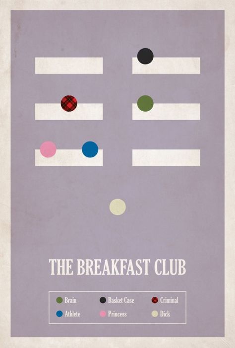 tbc High School Movies, Anthony Michael Hall, Minimalist Movie Posters, John Hughes, Septième Art, Club Poster, Minimalist Movie Poster, Minimal Movie Posters, Movie Posters Design