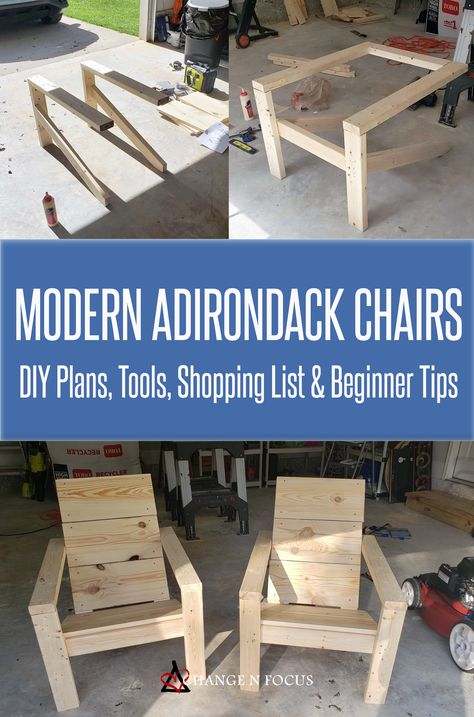 Diy Backyard Chairs, Diy Deck Chairs Plans, Diy Wood Outdoor Chair, Diy 2x4 Chair, Easy Adirondack Chairs Diy, 2x4 Adirondack Chair Diy, 2x4 Furniture Diy, Pallet Adirondack Chair Diy, 2x4 Chairs Diy