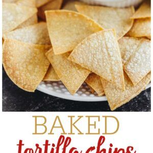 Tortilla Chips In Oven, Tortilla Chip Recipe, Baked Tortilla Chips, Homemade Tortilla, Crispy Chips, Homemade Tortilla Chips, Homemade Chips, Delicious Clean Eating, Homemade Guacamole