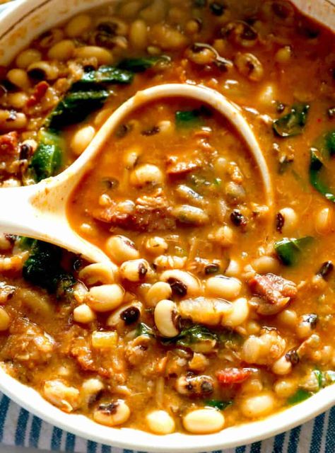 Fresh Black Eyed Peas Recipe, Pea Soup Crockpot, Black Eyed Peas Recipe Crock Pot, Blackeyed Pea Recipes, Black Eyed Pea Soup, Black Eyed Peas Recipe, Black Eyed Pea, Bean Soup Recipes, Pea Recipes