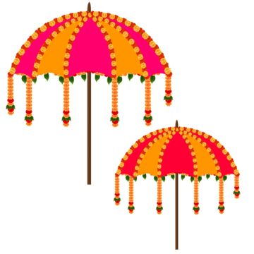 Rajasthani Umbrella, Mehndi Couple, Umbrella Wedding Pictures, Umbrella Wedding Decorations, Graphic Wedding Invitations, Decorative Umbrella, Umbrella Drawing, Indian Invitation Cards, Umbrella Illustration