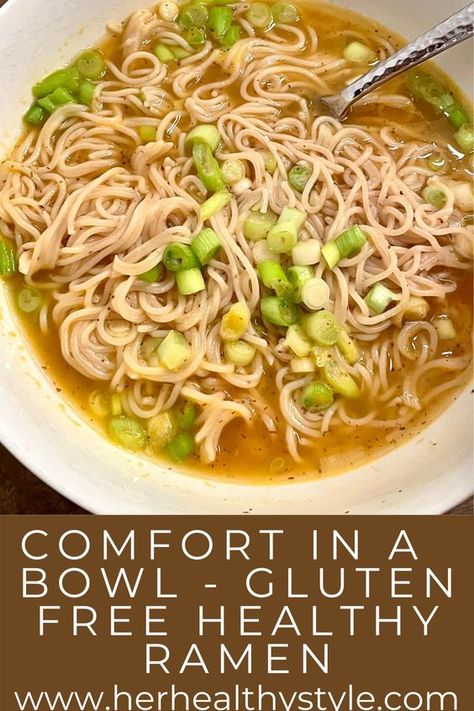 Gf Ramen Recipes, Easy Noodle Bowl Recipes, Healthy Ramen Noodle Recipes, Ramen Noodle Recipe, Spring Soup Recipes, Ramen Noodles Recipe, Healthy Ramen, Easy Ramen, Ramen Bowls