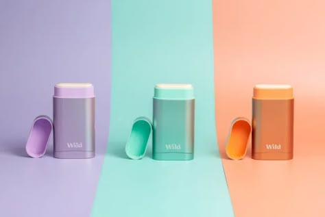 Wild Deodorant, Sunscreen Packaging, Natural Deodorant That Works, Coconut Dream, Public Space Design, Purple Cases, Sunscreen Stick, Sandalwood Scent, Cosmetic Packaging Design