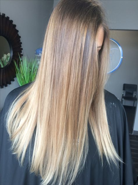 Melty Blonde Balayage #blonde Balayage Blonde, Blonde Balayage, Balayage, Blonde, Long Hair Styles, Hair Styles, Hair, Beauty