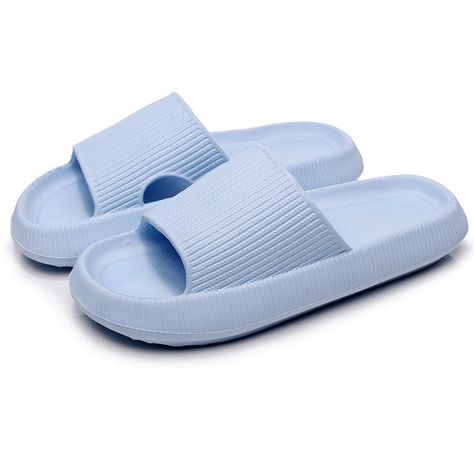 Women's thick platform Cloud Slippers - perfect for the beach, around the pool, in the bathroom. Anti-slip Please note: these are ordered on-demand and can take up to 30 days to deliver Search "cloud slippers" for other colors SPECIFICATIONS: With Platforms: Yes Upper Material: EVA Shoes Type: Slides Platform Height: 3-5cm Outsole Material: EVA Insole Material: EVA Heel Type: Flat with Heel Height: Flat (≤1cm) Fit: Fits true to size, take your normal size Cloud Slippers, Indoor Slides, Colorful Slippers, Slippers Summer, Platform Flats, Comfortable Slippers, Summer Heels, Slides Women, Beach Slippers