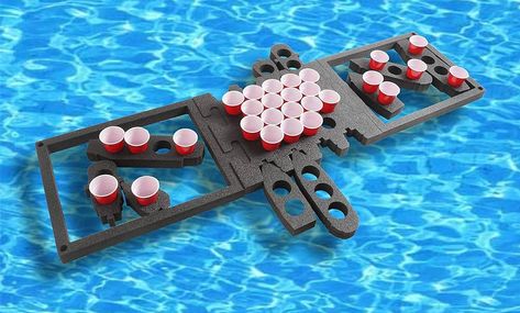 Amazon.com: Case Club Floating Beer Pong Table (2" Thick Heavy Duty Foam) - Cup Pong Summer Pool Party Game : Toys & Games Battleship Beer Pong, Floating Beer Pong Table, Harry Potter Travel, Stocking Stuffers For Boys, Stocking Stuffers For Girls, Birthday Bar, Stocking Stuffers For Women, Stocking Stuffers For Men, Work Gifts