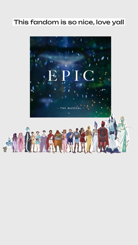 Epic The Musical, Greek Mythology Humor, Achilles And Patroclus, Roman Gods, Concept Album, Evil Geniuses, Be More Chill, History Humor, Musical Art