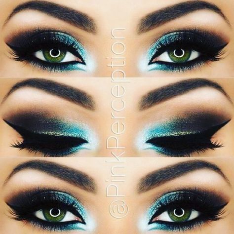 42 Most Attractive Makeup Ideas for Dark Green Eyes Dark Green Eyes, Make Up Designs, Make Up Storage, Black Eye Makeup, Makeup Secret, Makeup 101, Smink Inspiration, Green Makeup, Beauty Make-up