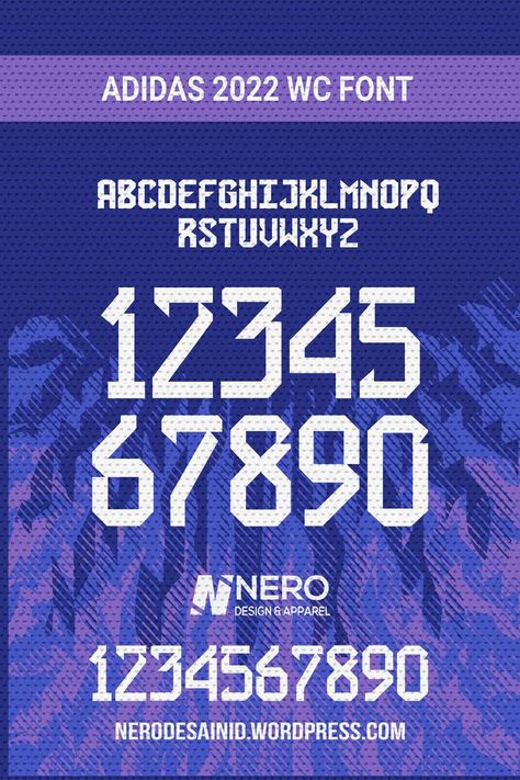 Jersey Number Design, Football Fonts Free, Sports Numbers Font, Number Design Fonts, Sport Graphic Design, Font Jersey, 2022 Font, Football Fonts, Jersey Font