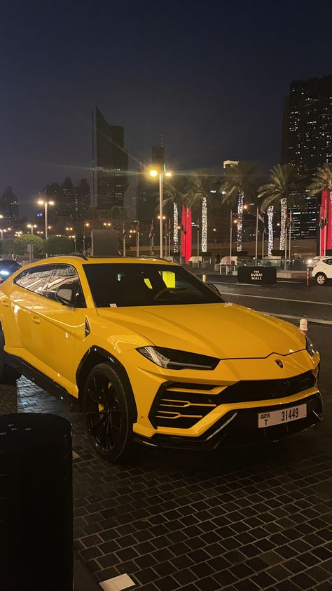 Lamborghini Urus Yellow, Yellow Porsche, Lamborghini Urus, Future Cars, Reliable Cars, Yellow Car, Road Rage, Luxury Aesthetic, Best Luxury Cars