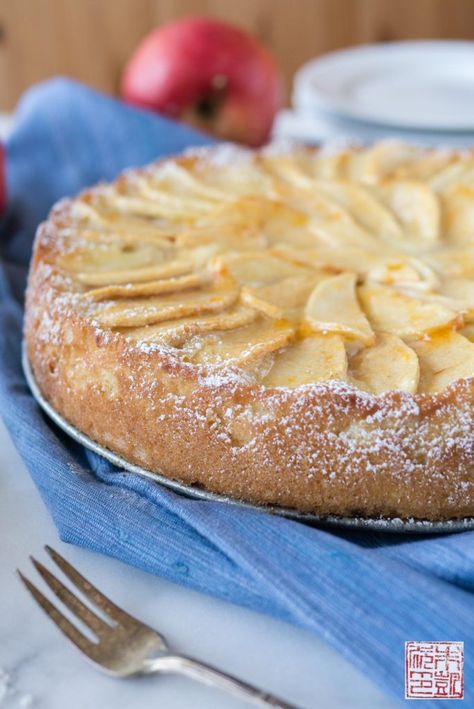 Apple Marzipan Cake - Dessert First Marzipan Bundt Cake, Apple Marzipan Cake, Marzipan Desserts, Marzipan Recipes, Almond Paste Recipes, Marzipan Recipe, Marzipan Cake, German Baking, Almond Paste