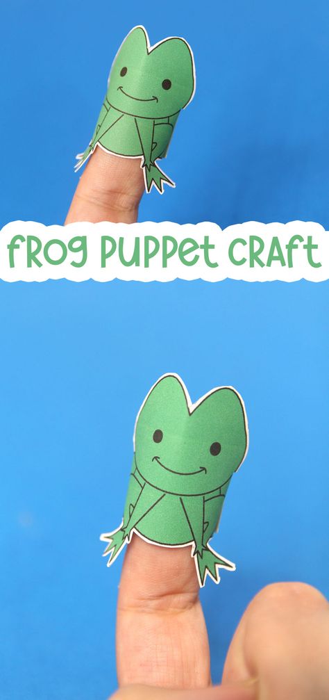 Frog Finger Puppet, Finger Puppet Template, Puppet Template, Frog Puppet, Ten Plagues, Jewish Crafts, Diy Preschool, Puppets Diy, Paper Puppets