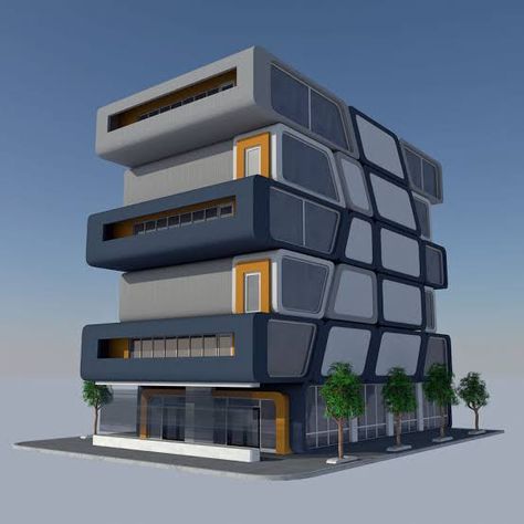 Futuristic City Design, Futuristic Apartment Building, Crater City, Modern Sci Fi, Sci Fi Apartment, Sci Fi House, Minecraft Cyberpunk, Futuristic Apartment, Scifi Building